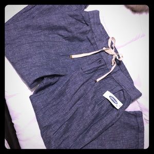 Old Navy Linen Capri Pants